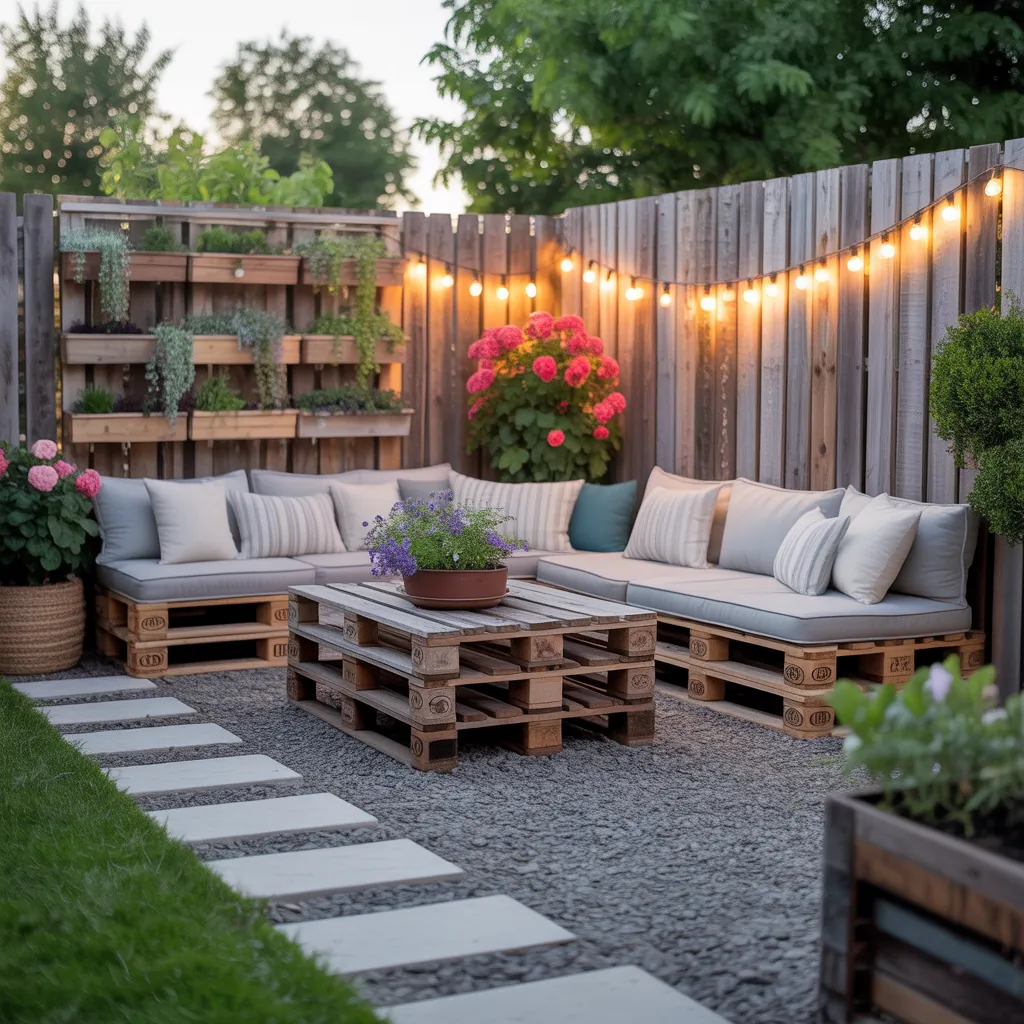backyard makeover on a budget