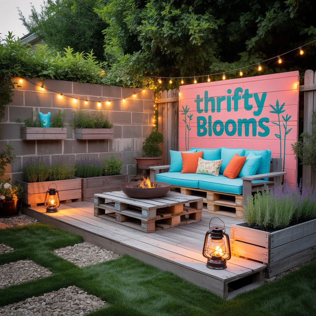 backyard makeover on a budget