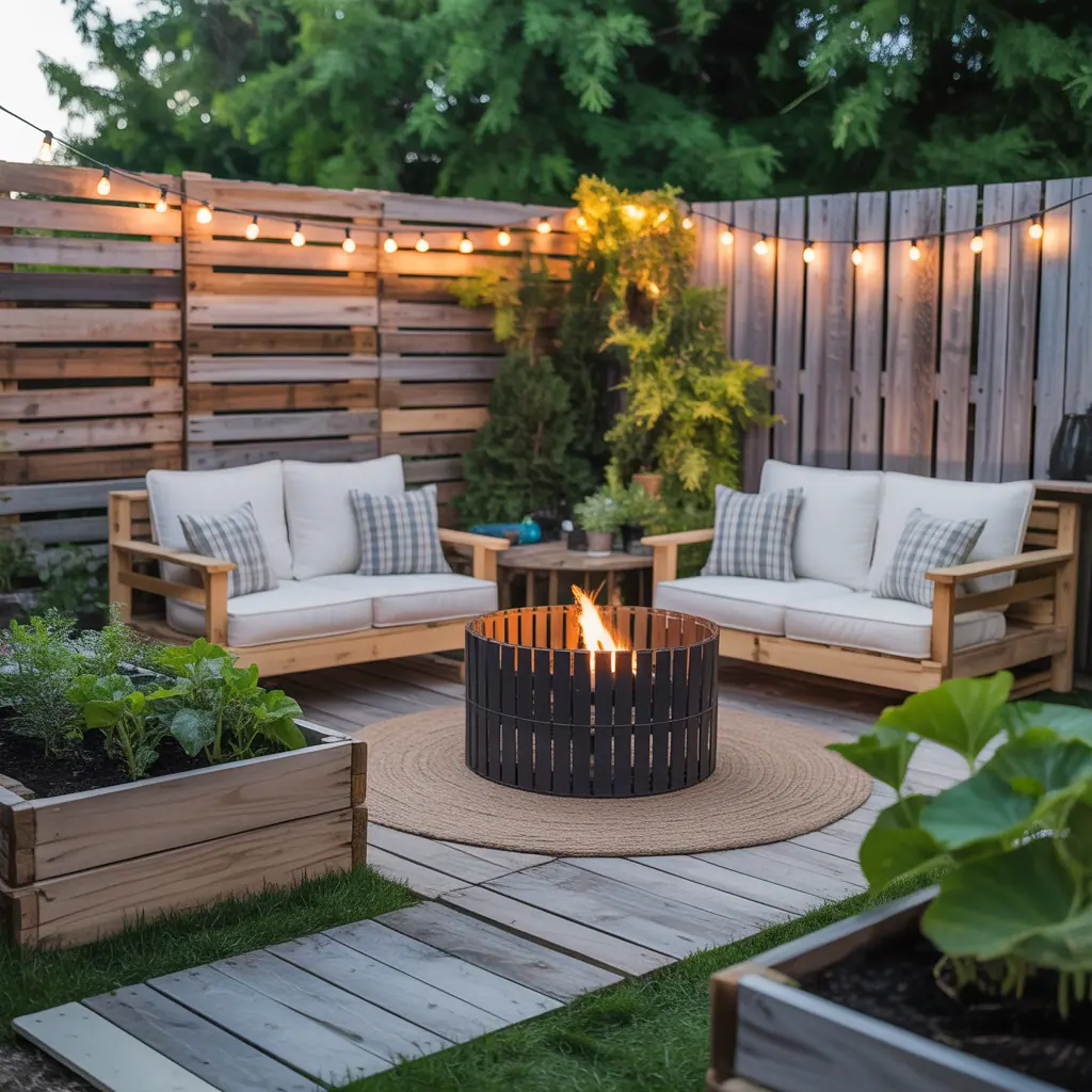 backyard makeover on a budget