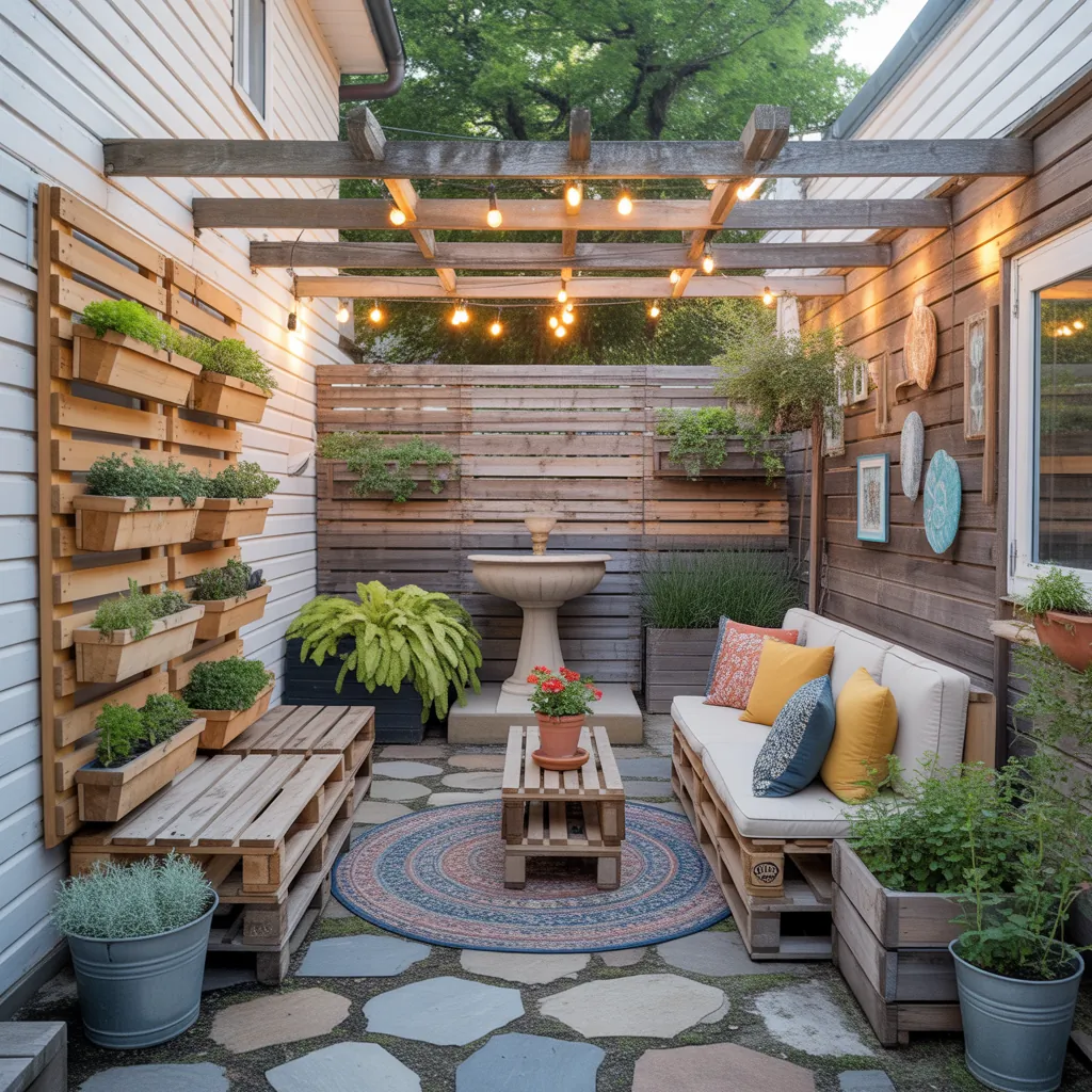backyard makeover on a budget