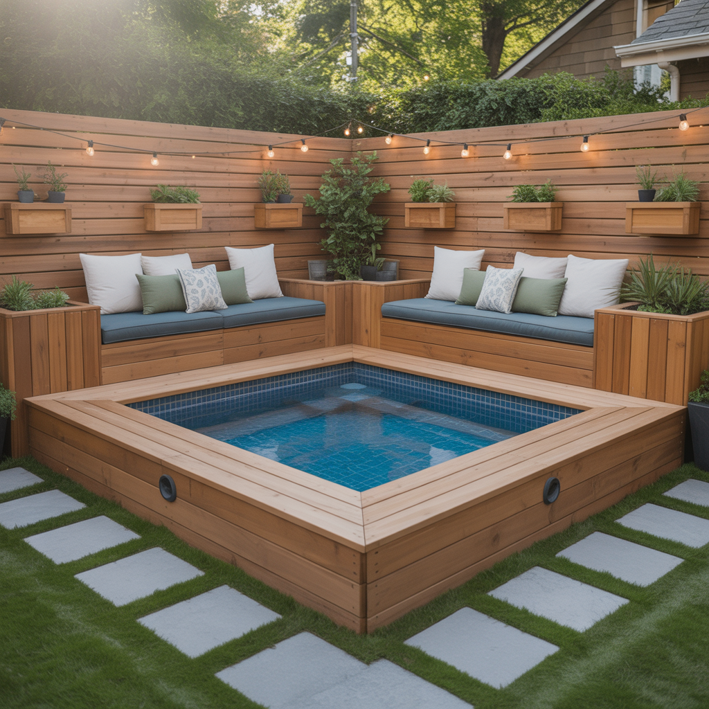 backyard mini pools small ideas