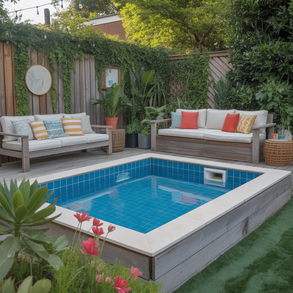 backyard mini pools small ideas