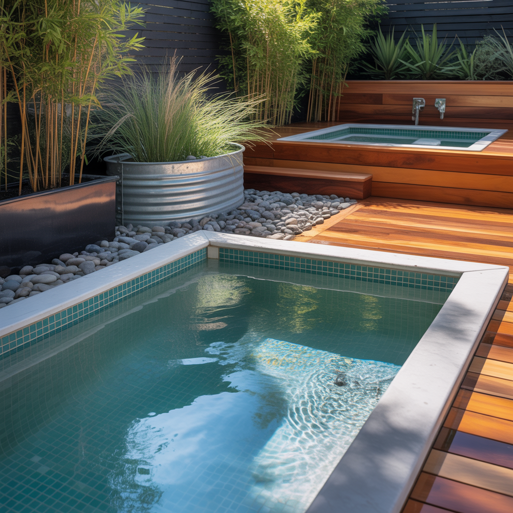 backyard mini pools small ideas