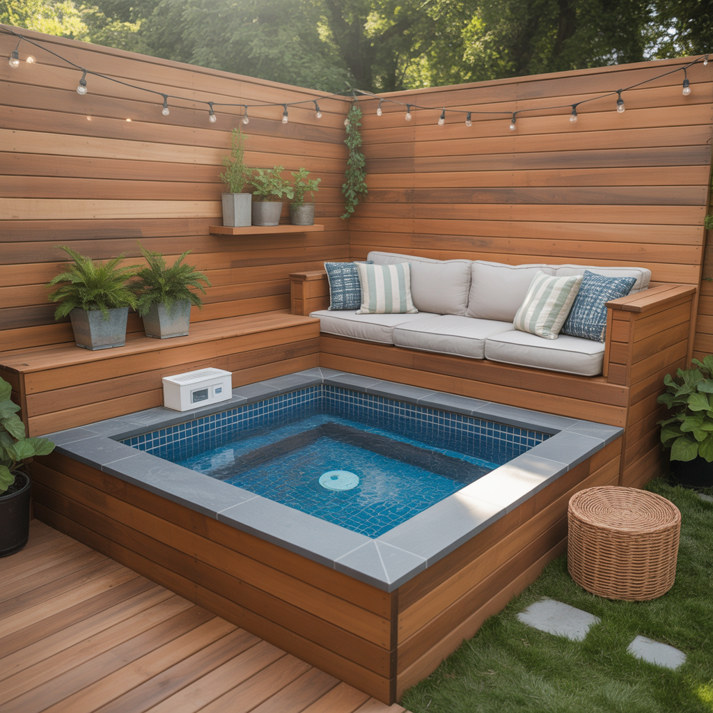 backyard mini pools small ideas