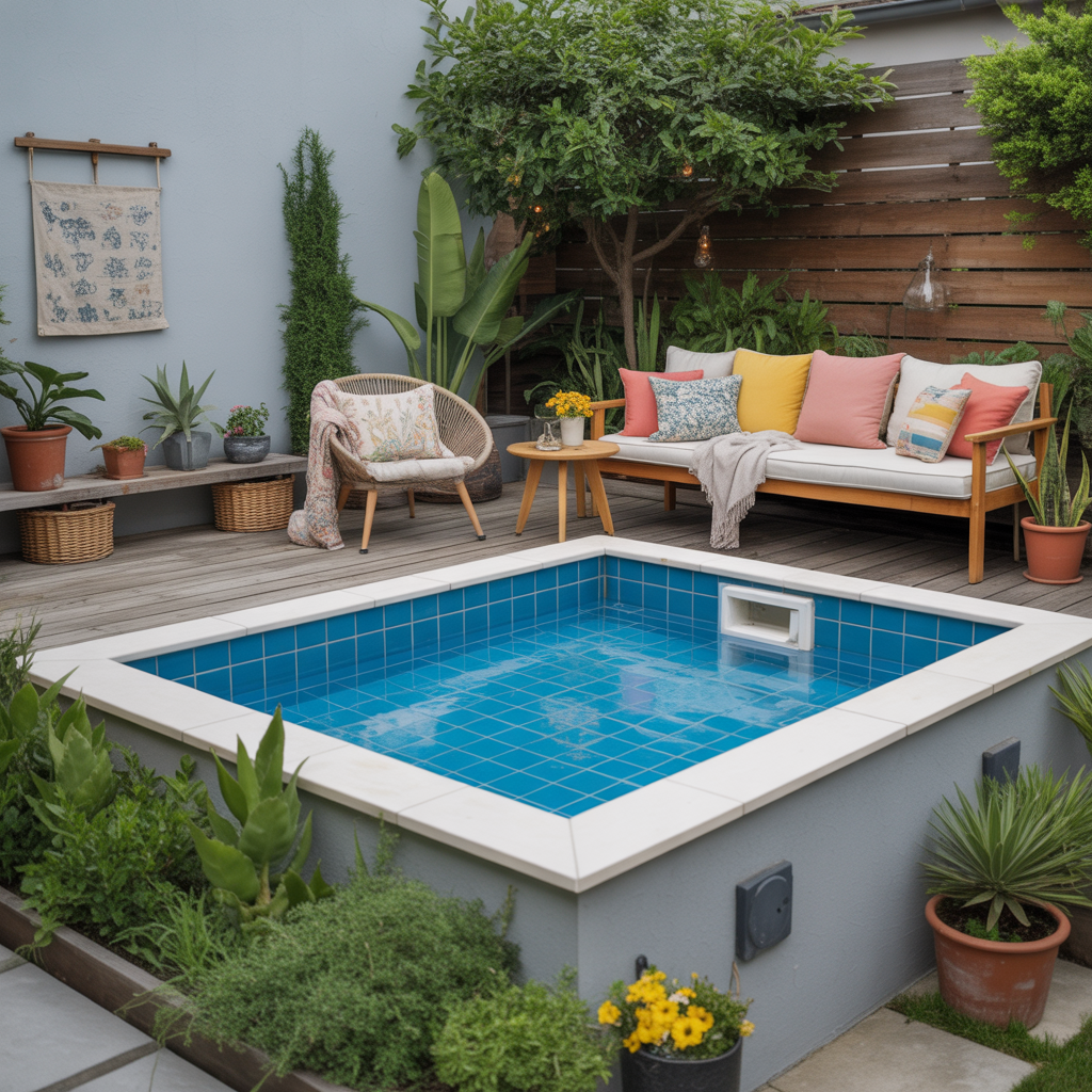 backyard mini pools small ideas
