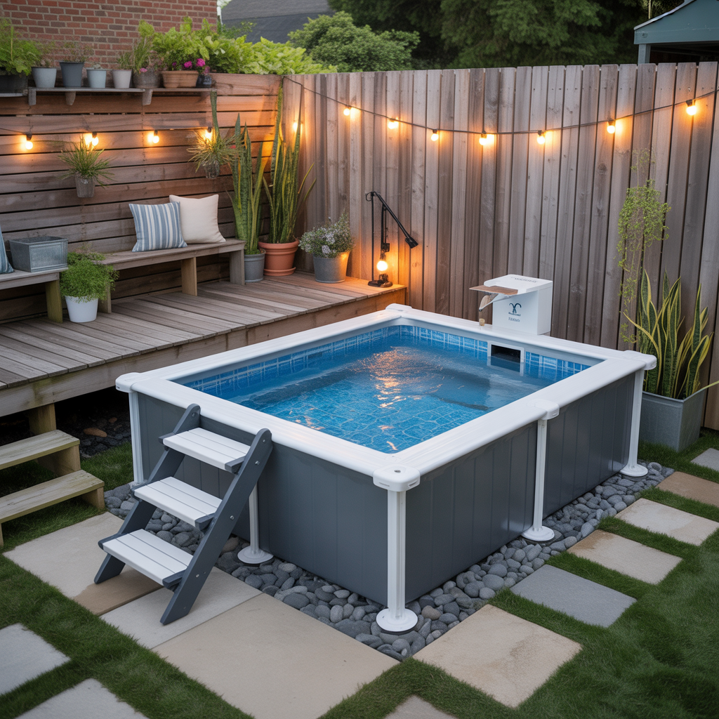 backyard mini pools small ideas
