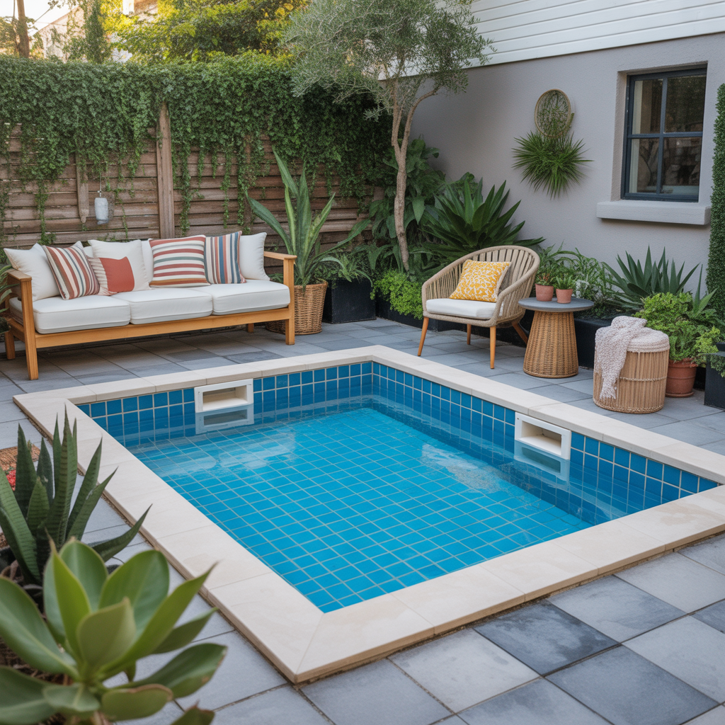 backyard mini pools small ideas