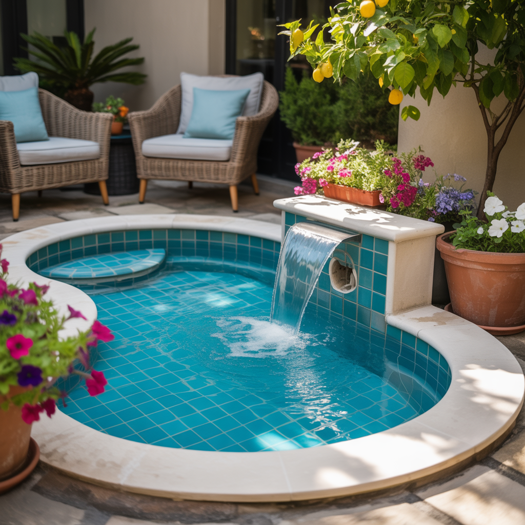 backyard mini pools small ideas