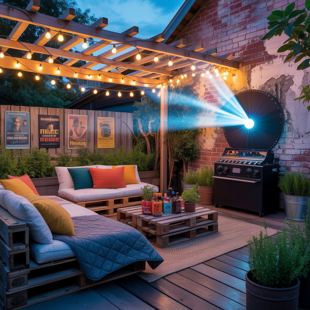 backyard movie night themes