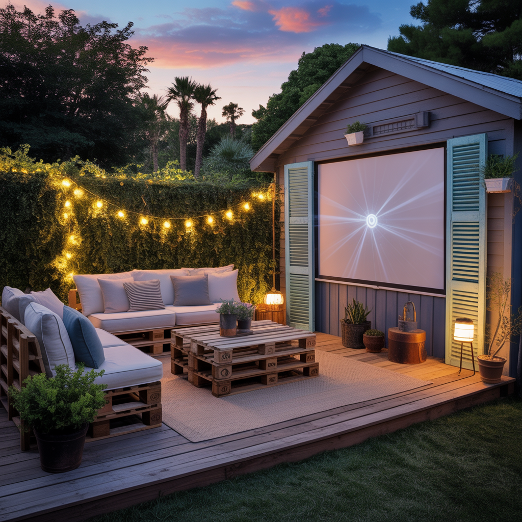 backyard movie night themes