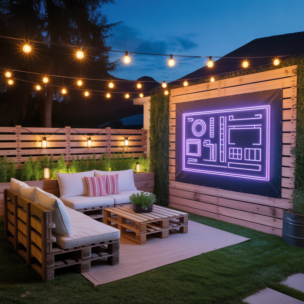 backyard movie night themes