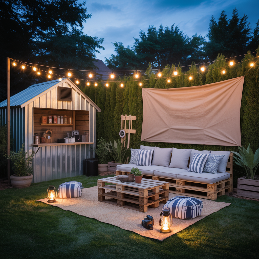 backyard movie night themes