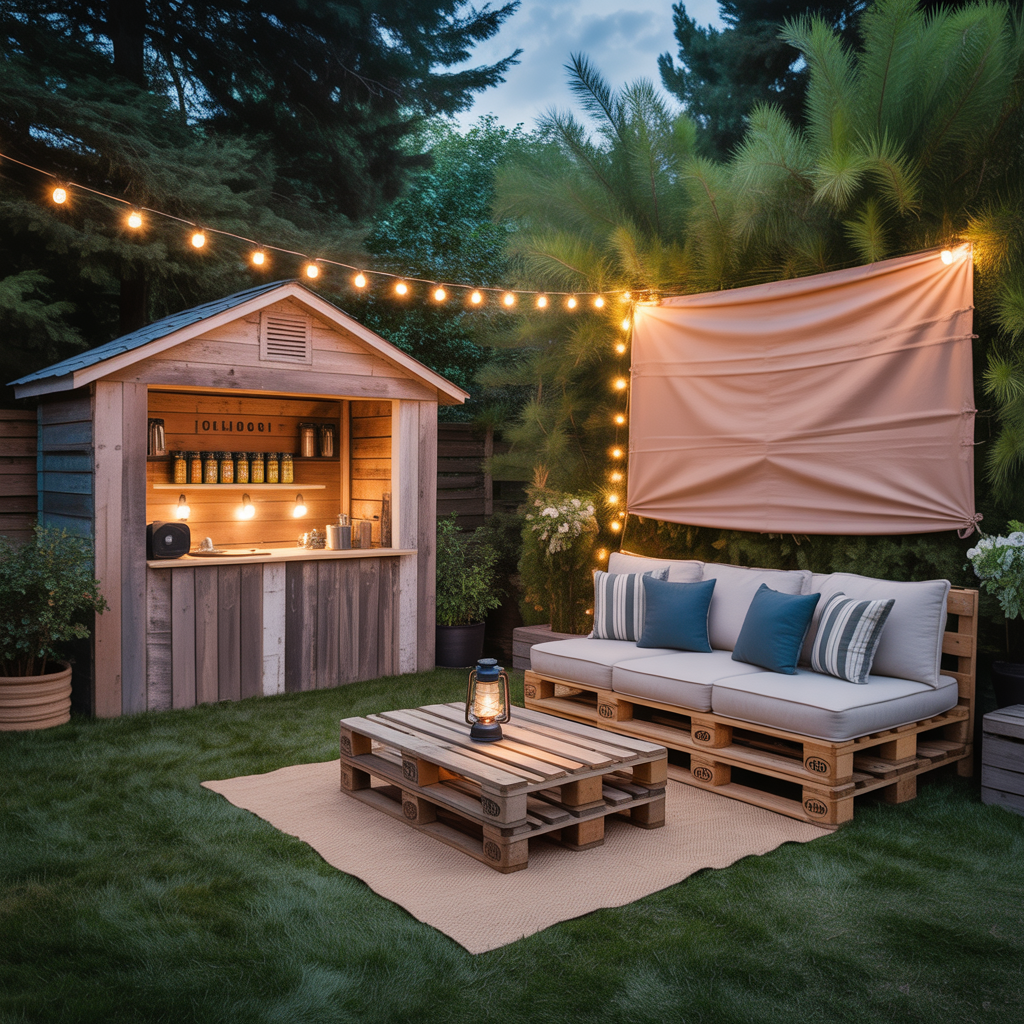 backyard movie night themes