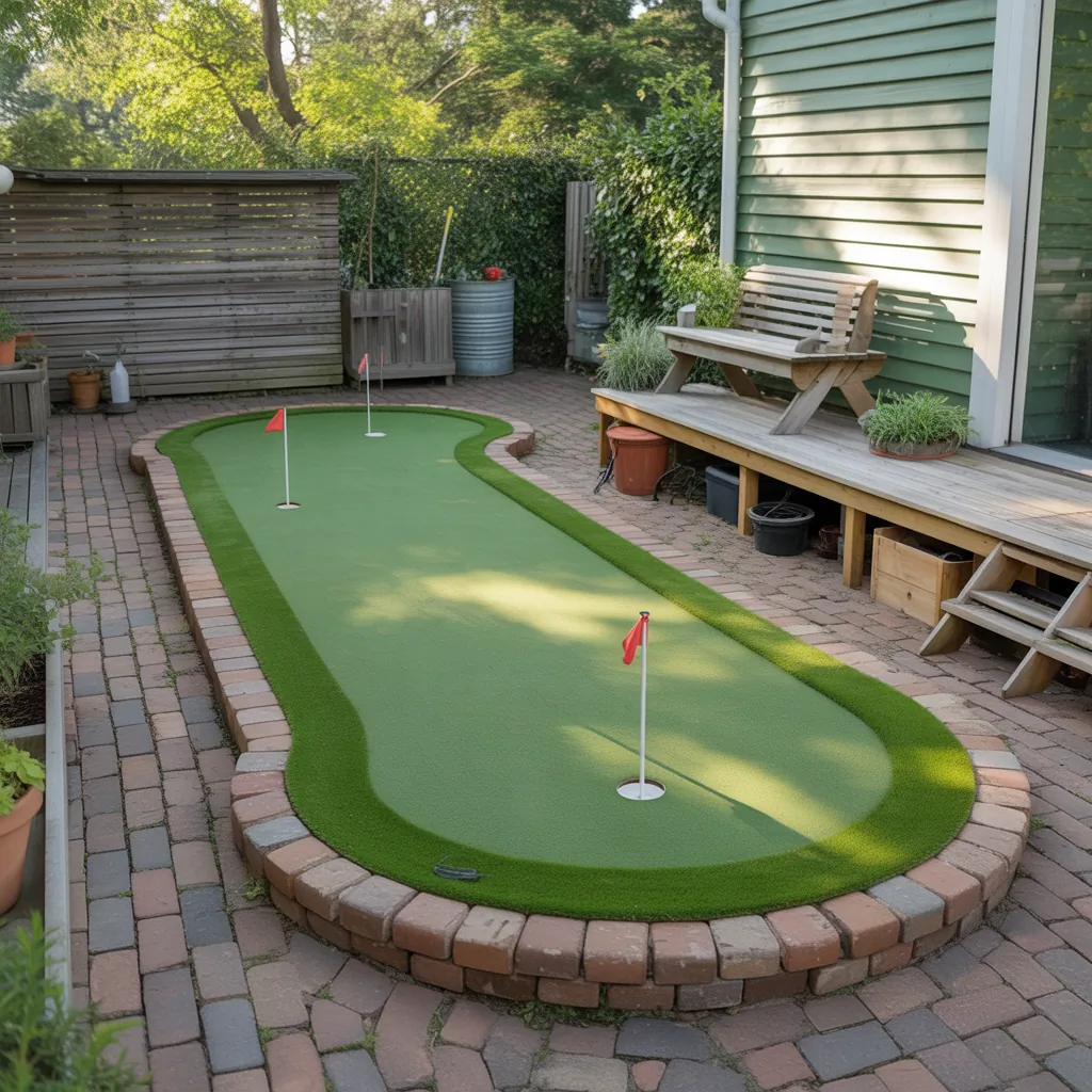 backyard putting green small ideas