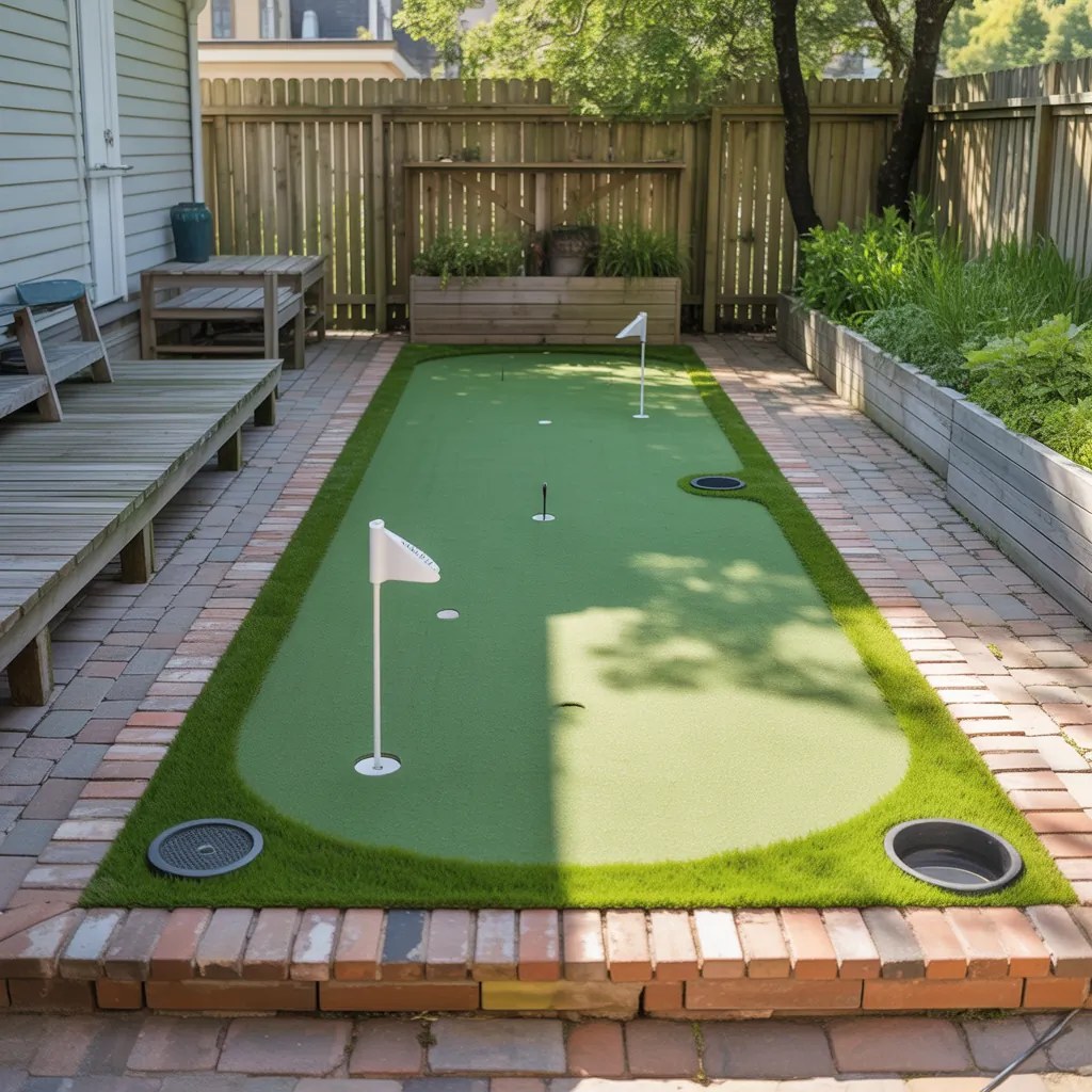 backyard putting green small ideas