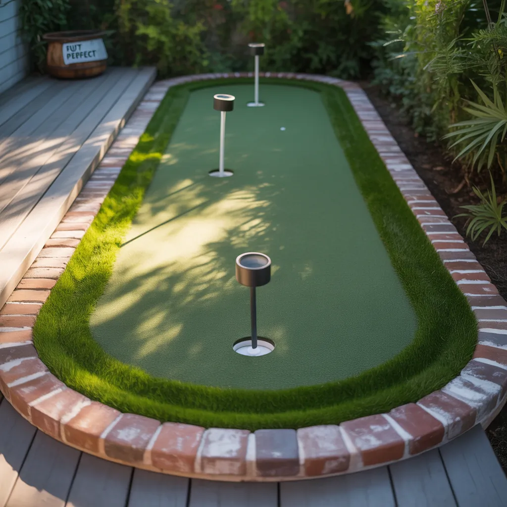 backyard putting green small ideas