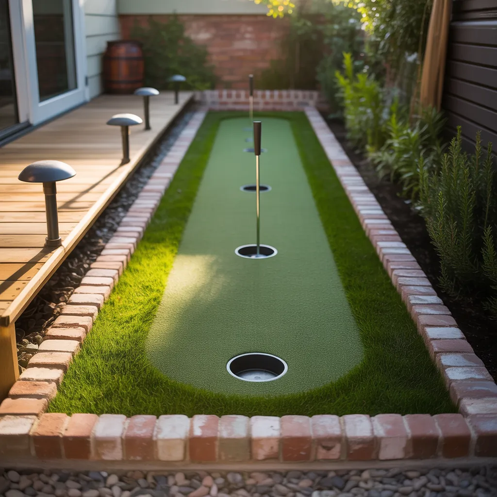 backyard putting green small ideas