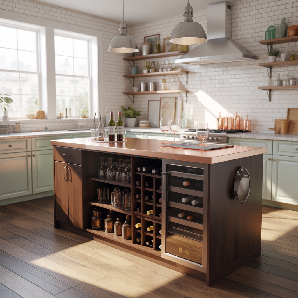 bar cabinet kitchen ideas