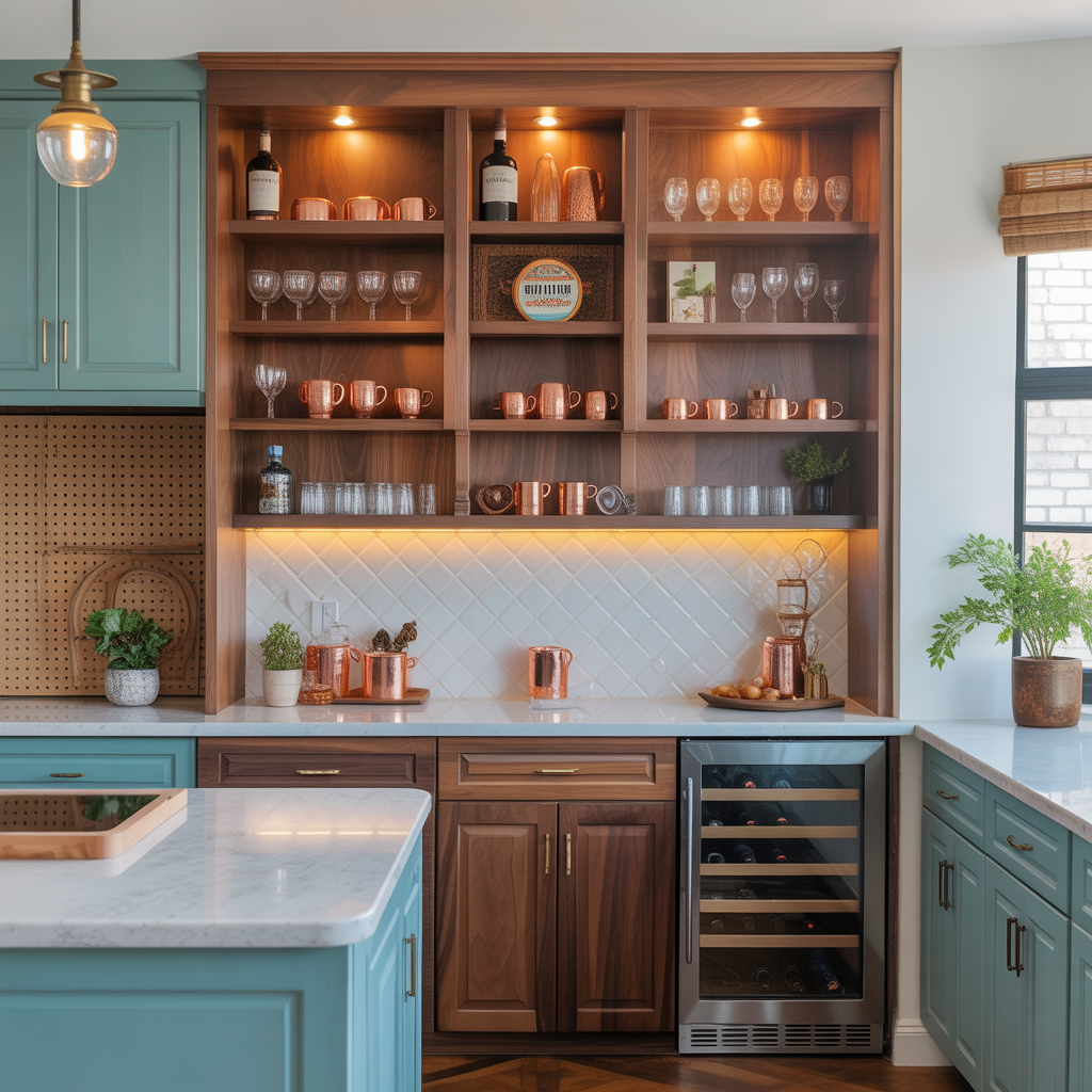 bar cabinet kitchen ideas