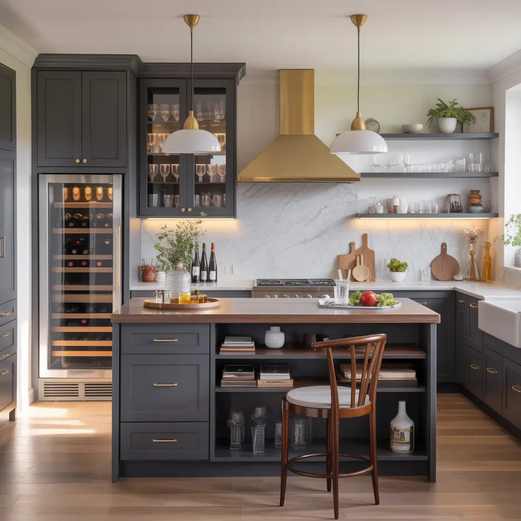 bar cabinet kitchen ideas