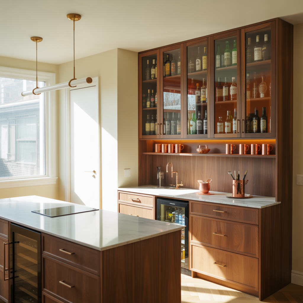 bar cabinet kitchen ideas