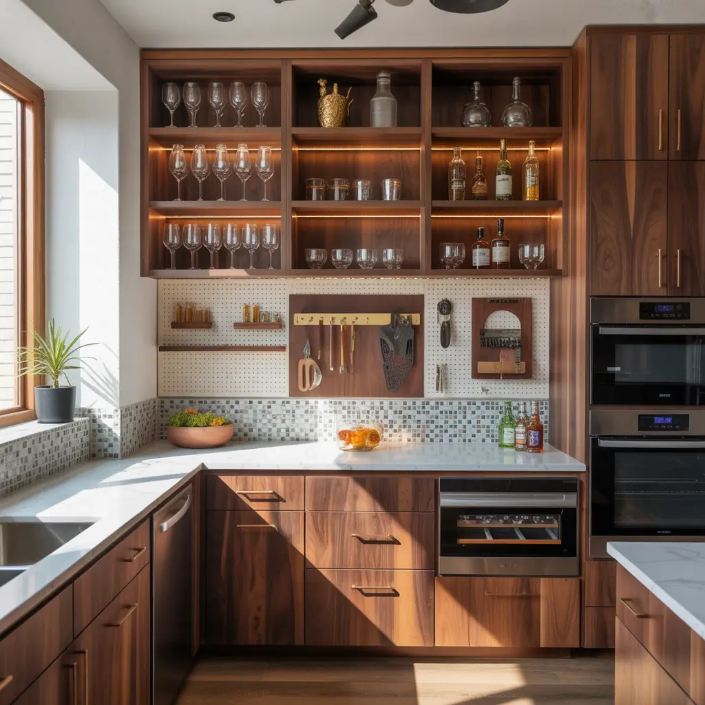 bar cabinet kitchen ideas