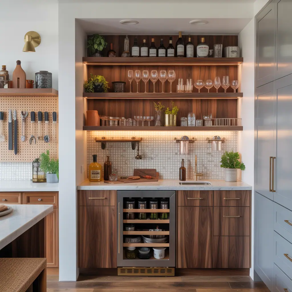 bar cabinet kitchen ideas