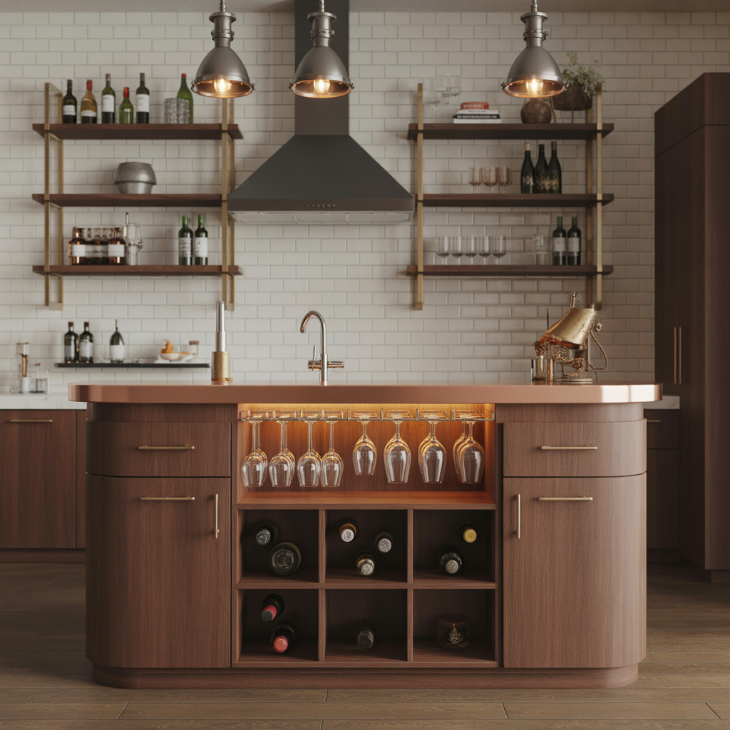 bar cabinet kitchen ideas