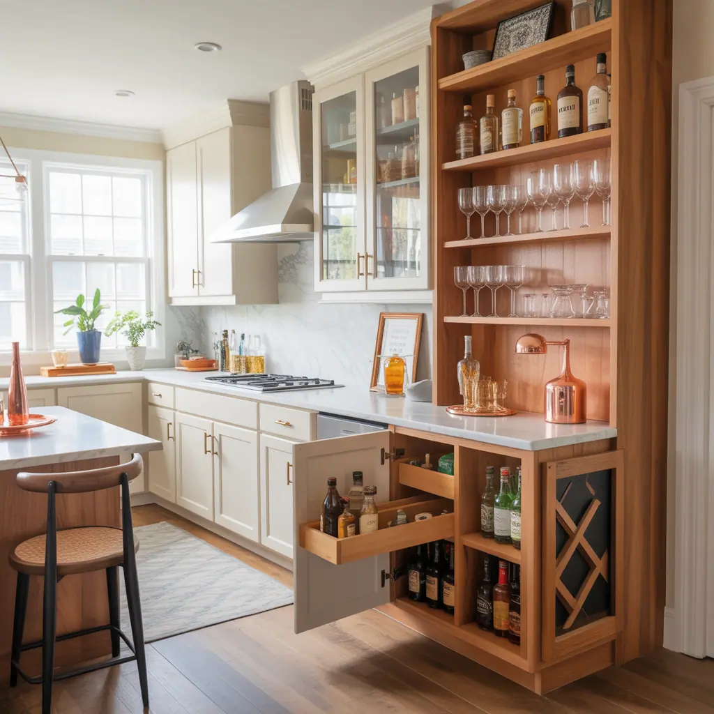 bar cabinet kitchen ideas