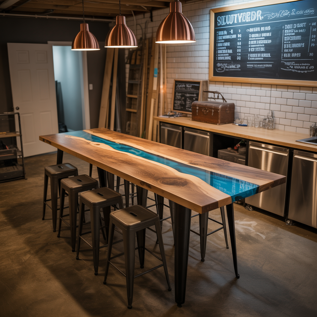 basement bar table inspiration