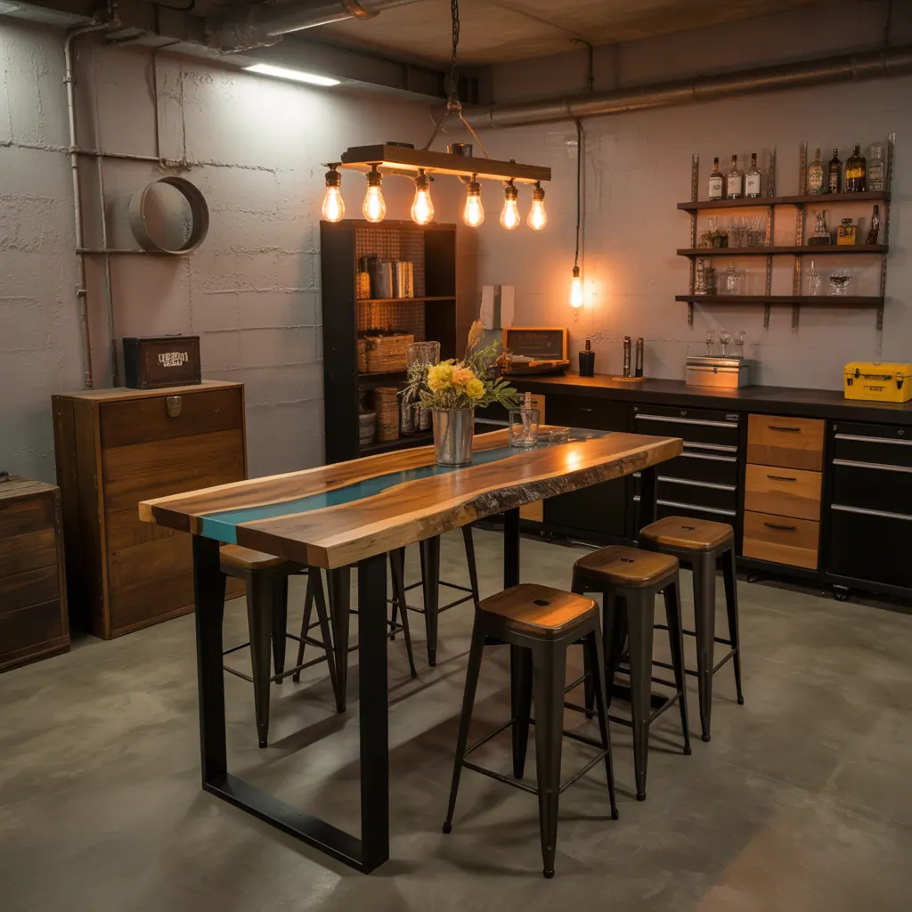 basement bar table inspiration
