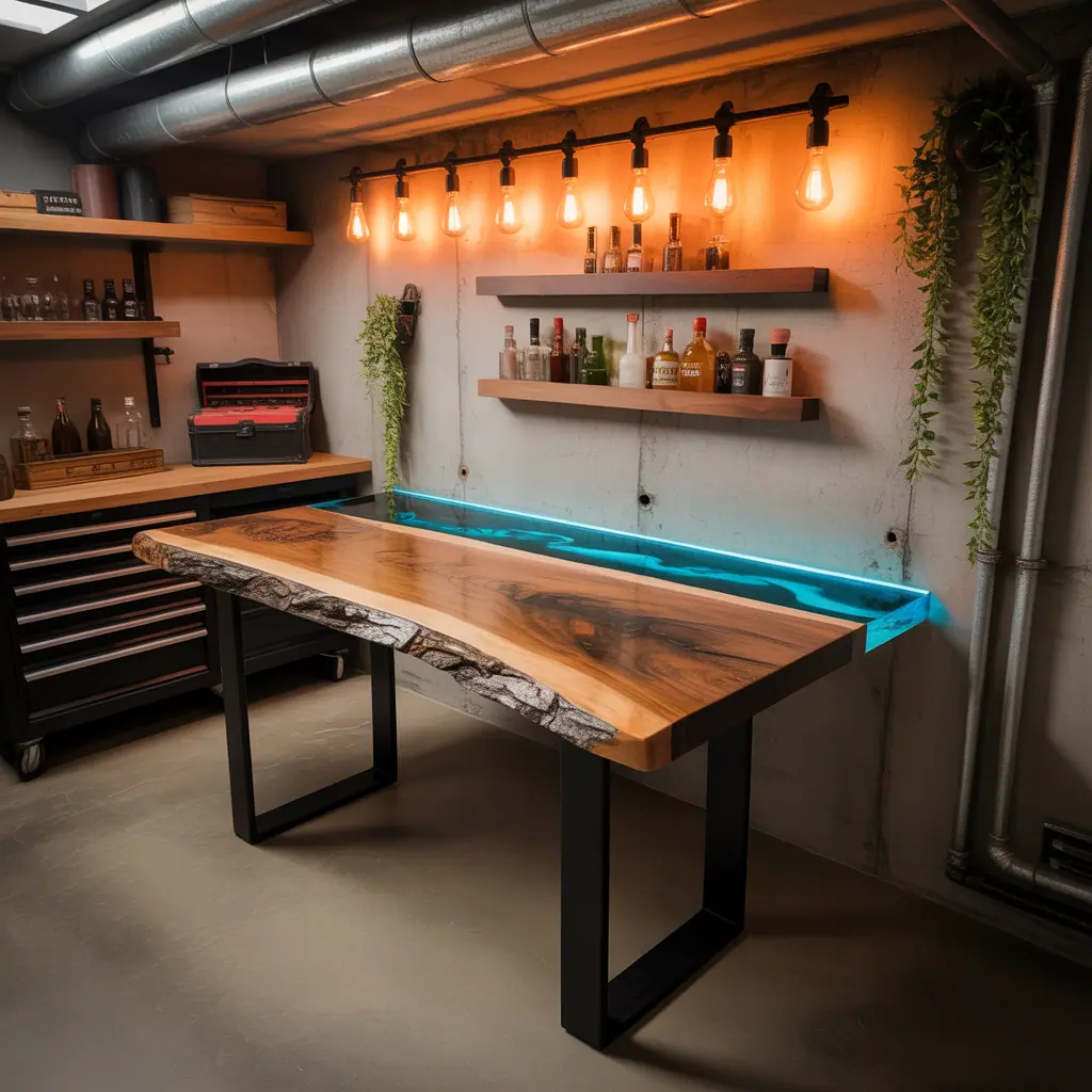 basement bar table inspiration