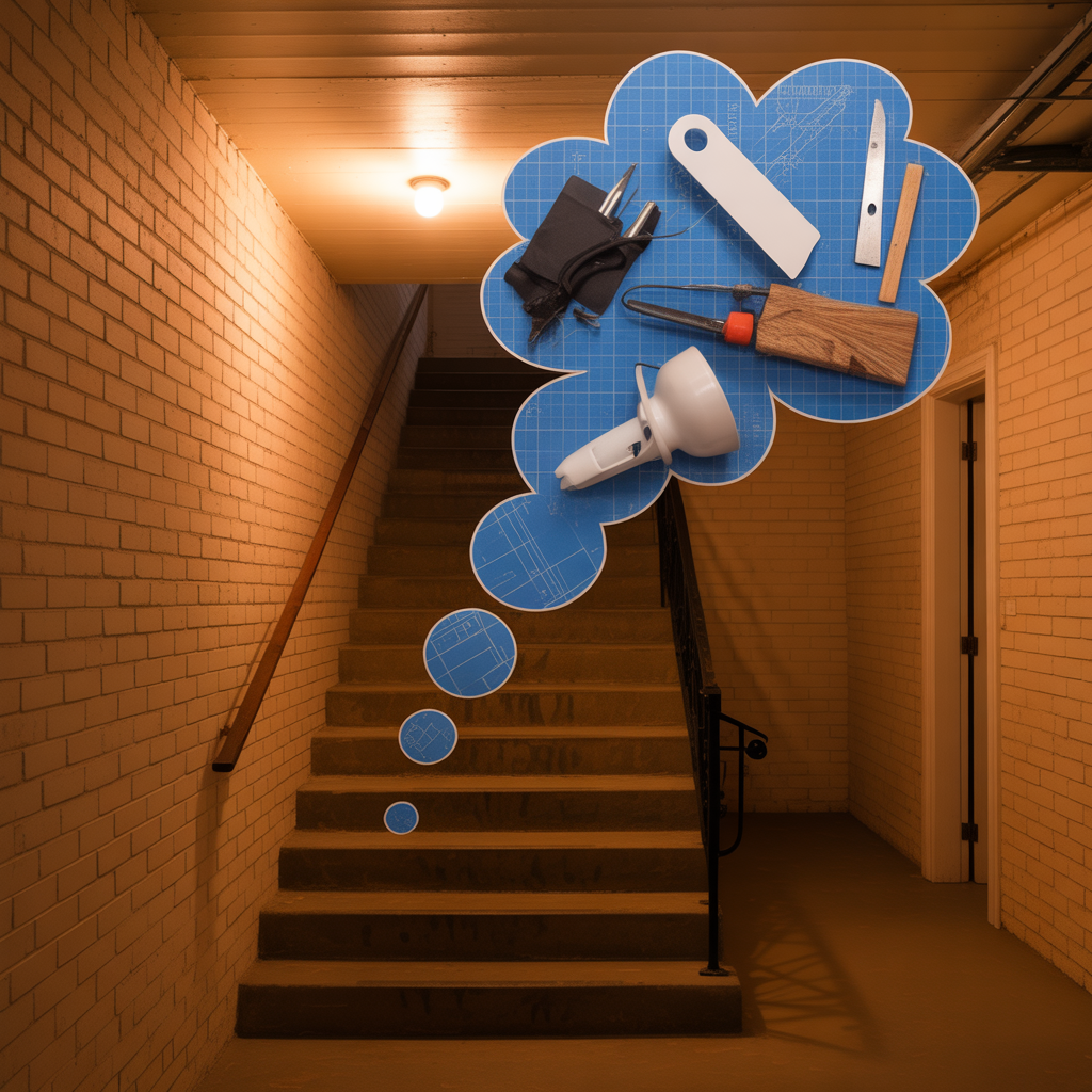 basement stairwell thoughts