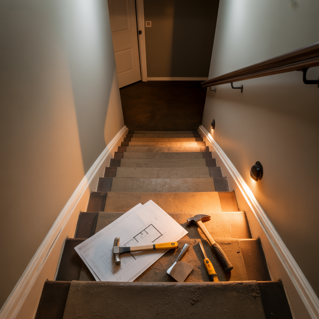 basement stairwell thoughts