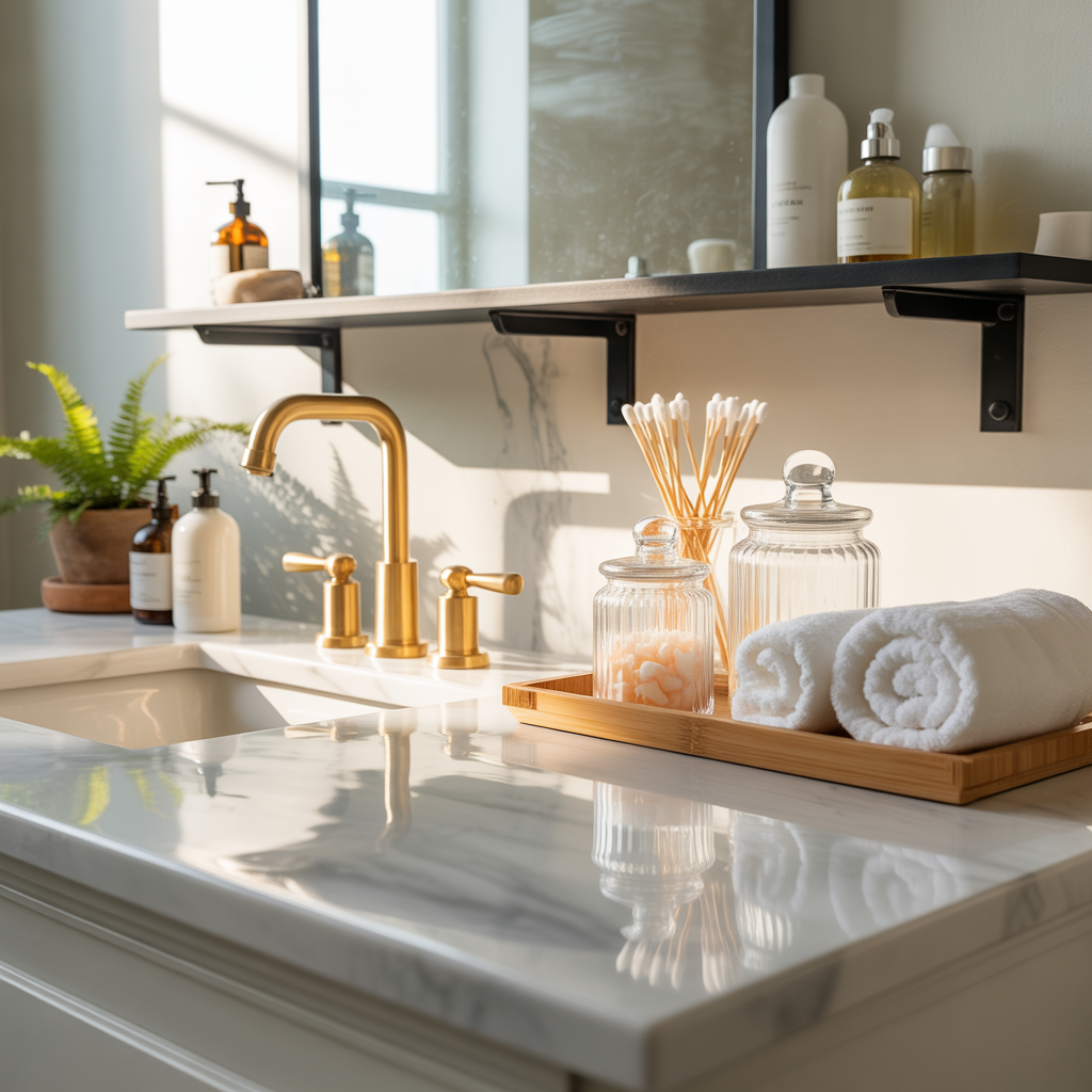 Bathroom Counter Aesthetic