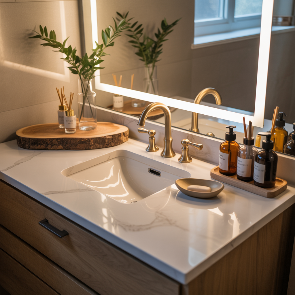 Bathroom Counter Aesthetic