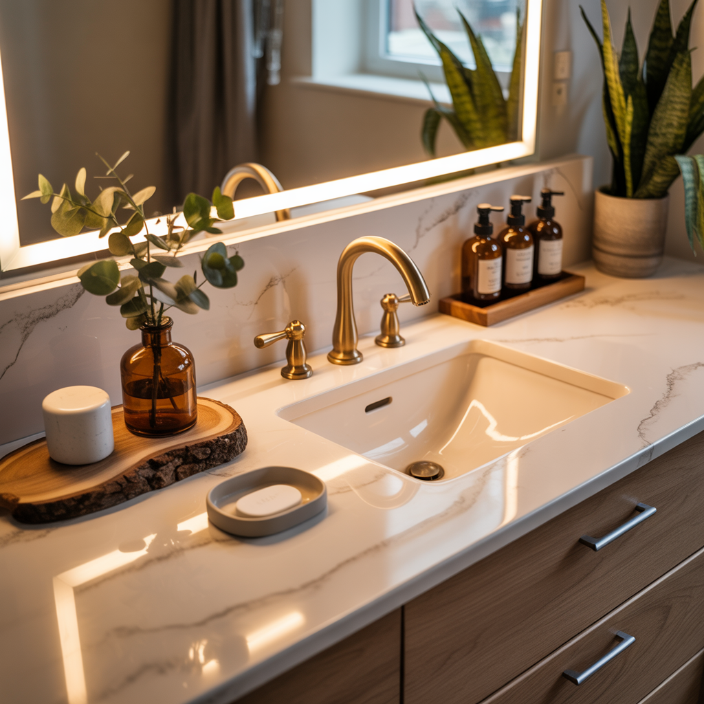 Bathroom Counter Aesthetic