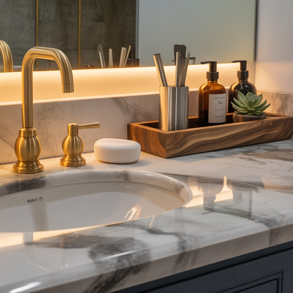 Bathroom Counter Aesthetic