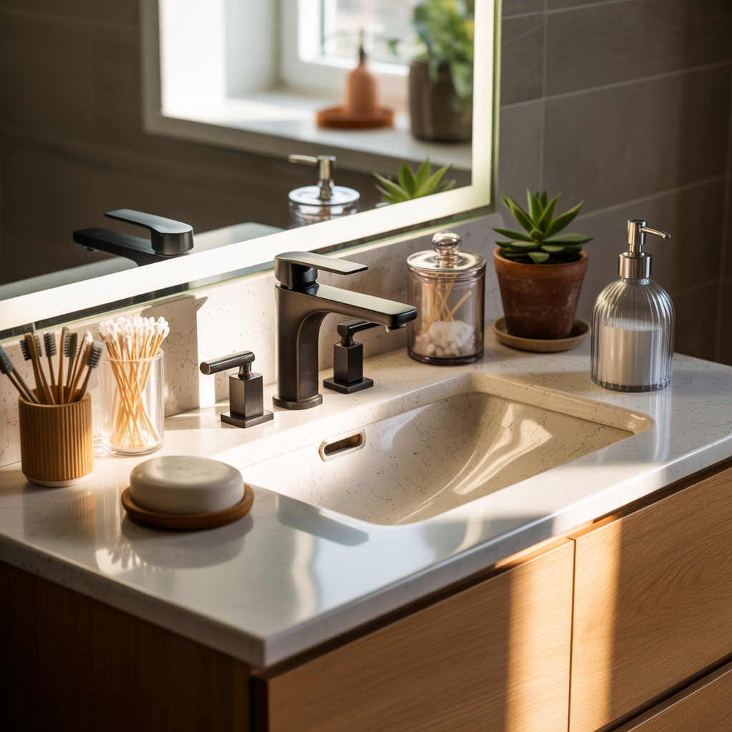 Bathroom Counter Aesthetic