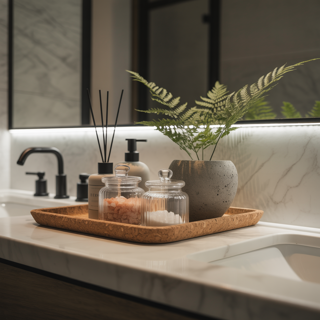 Bathroom Counter Styling