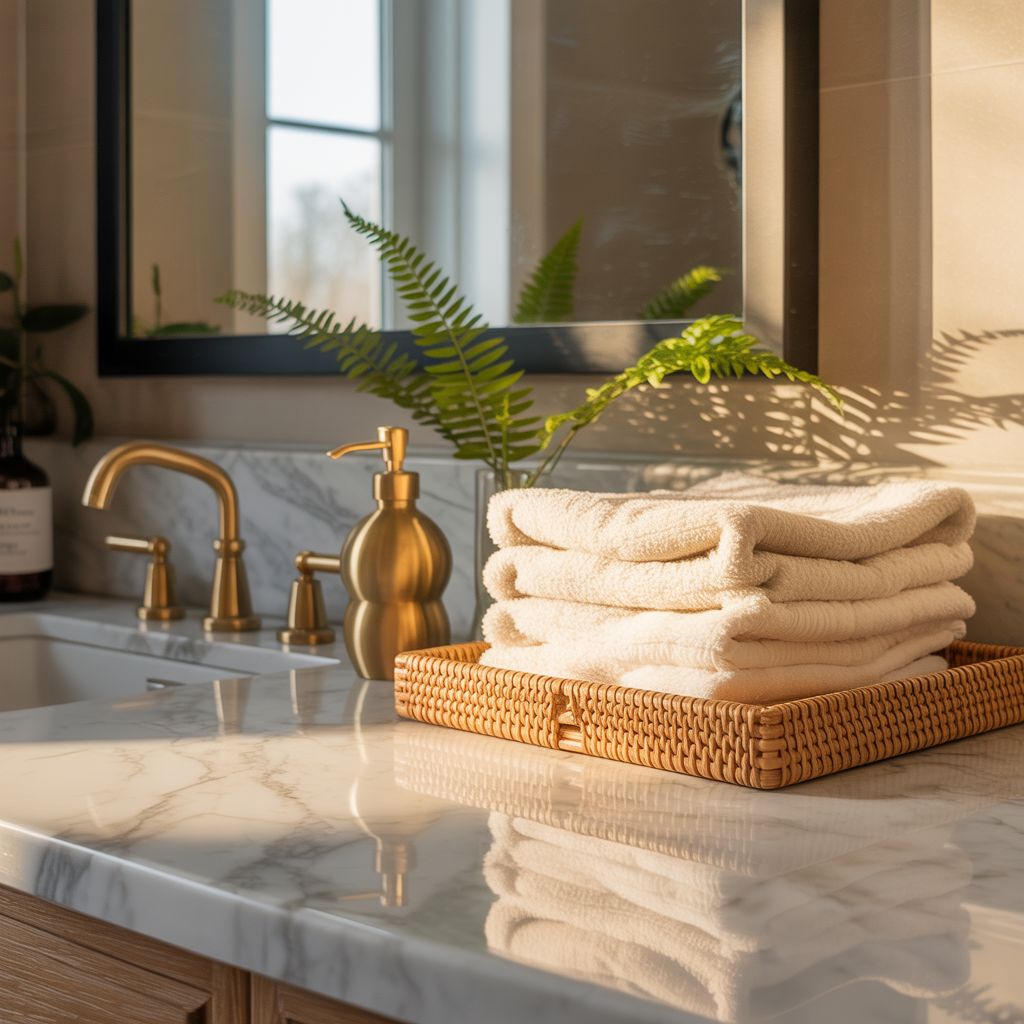 Bathroom Counter Styling