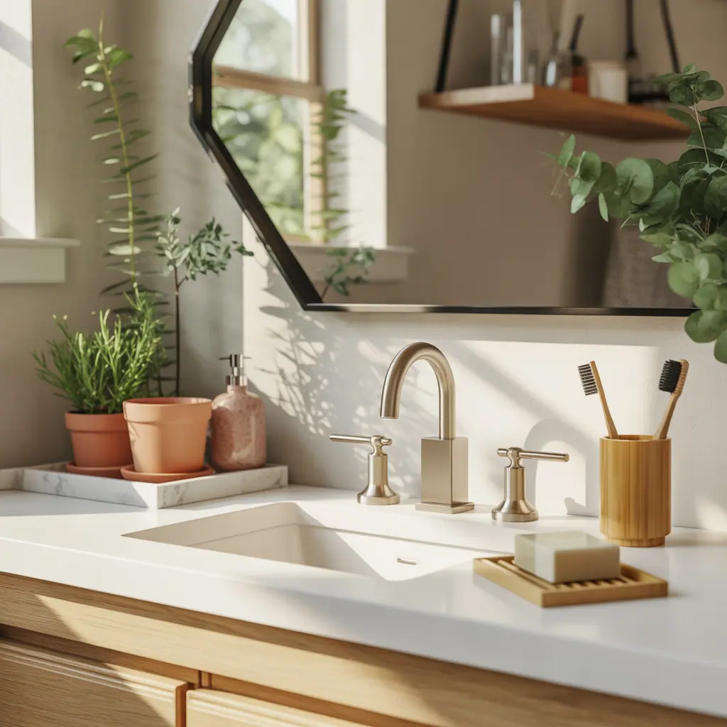 bathroom countertop decoration ideas