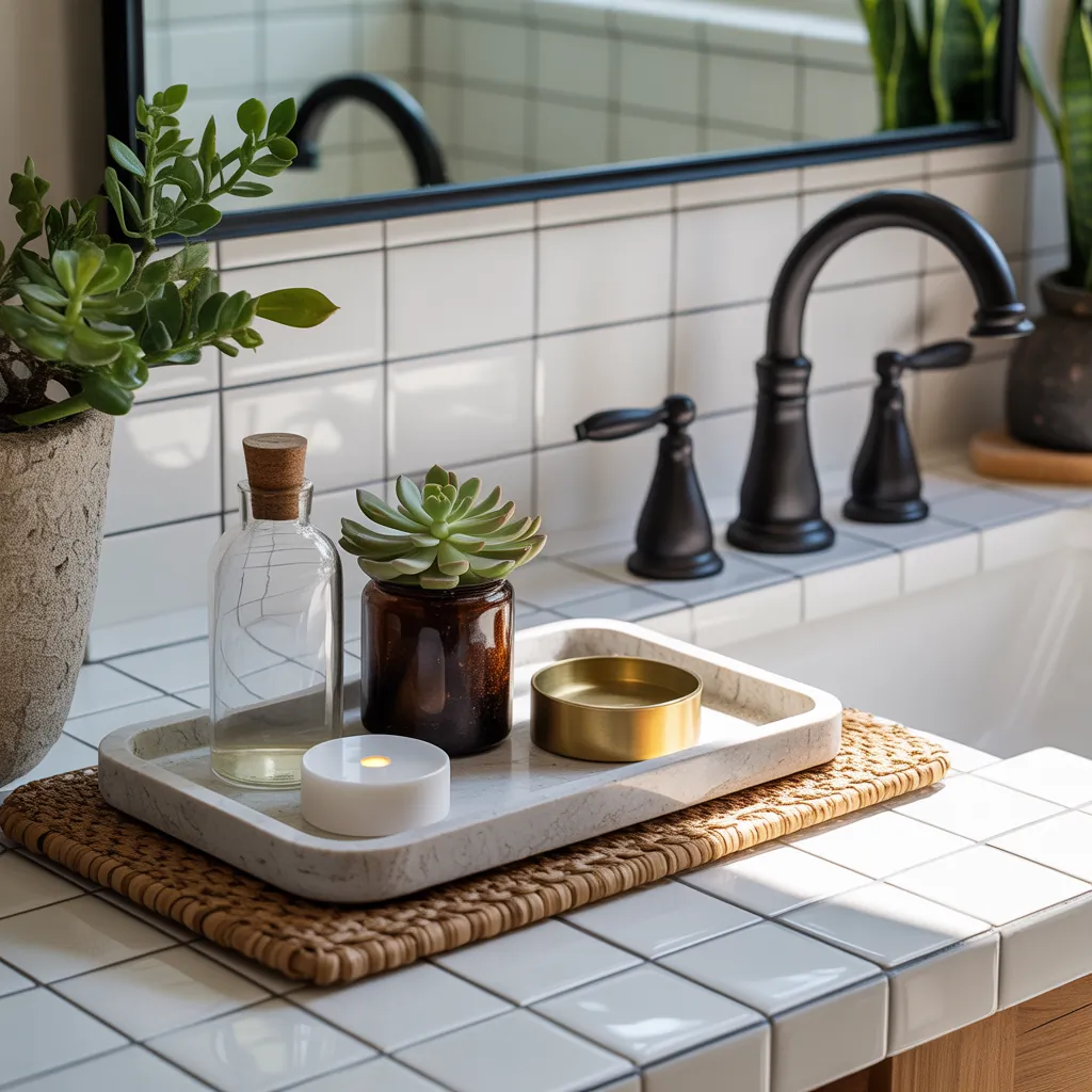 bathroom countertop decoration ideas