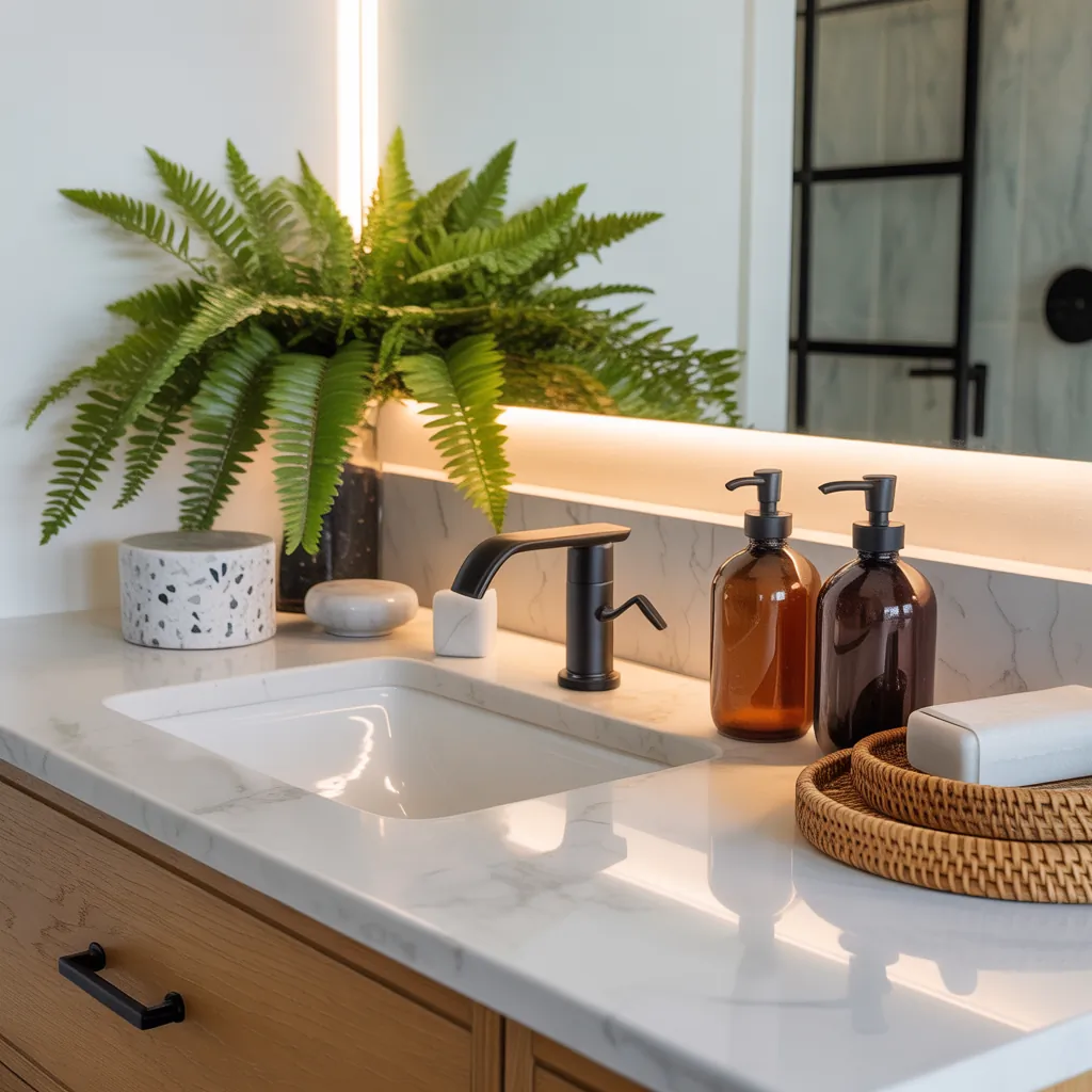 bathroom countertop decoration ideas
