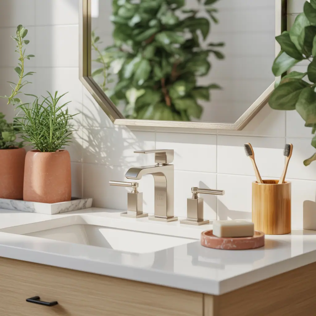 bathroom countertop decoration ideas