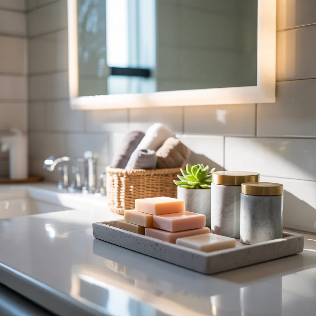 bathroom countertop decoration ideas