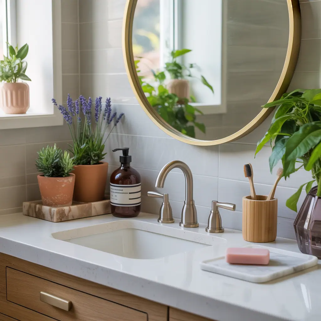 bathroom countertop decoration ideas