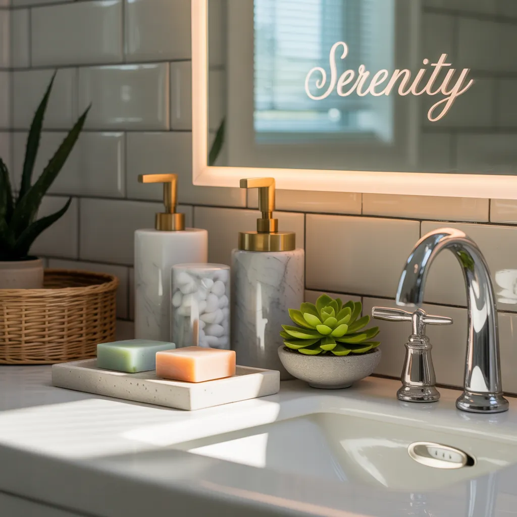 bathroom countertop decoration ideas