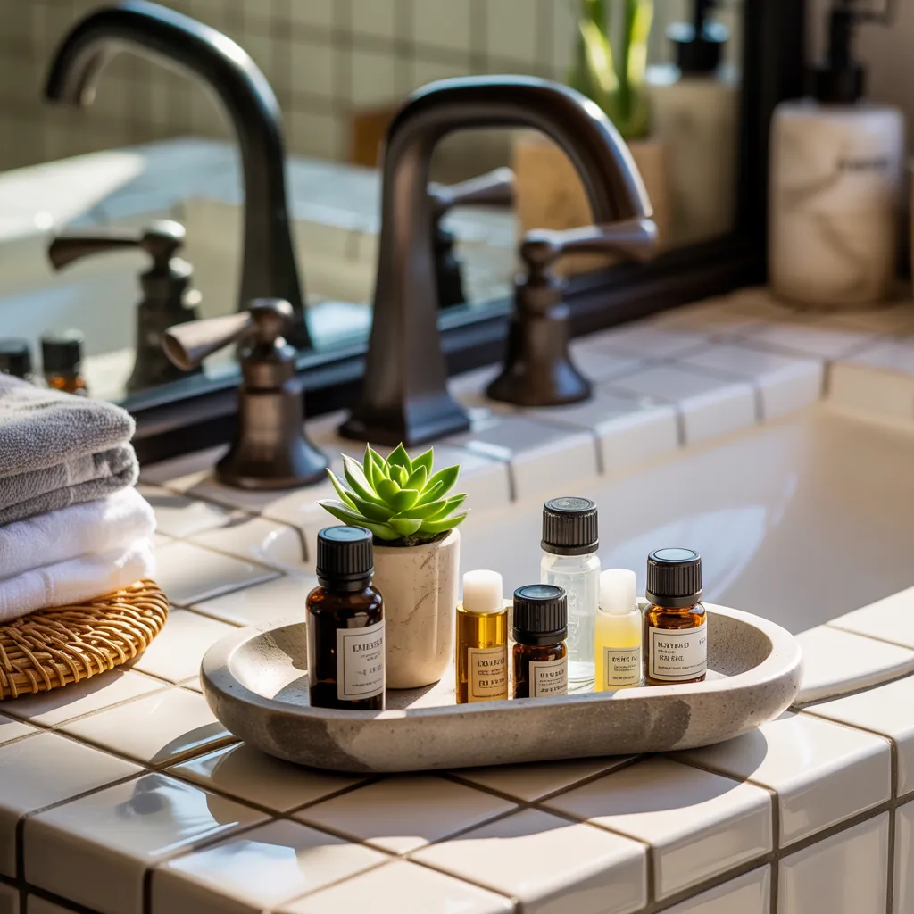 bathroom countertop decoration ideas