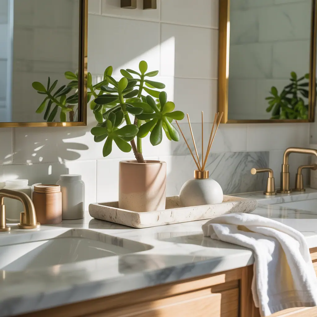 bathroom countertop decoration ideas